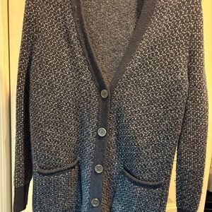 Women’s Navy Blue Cardigan Sweater